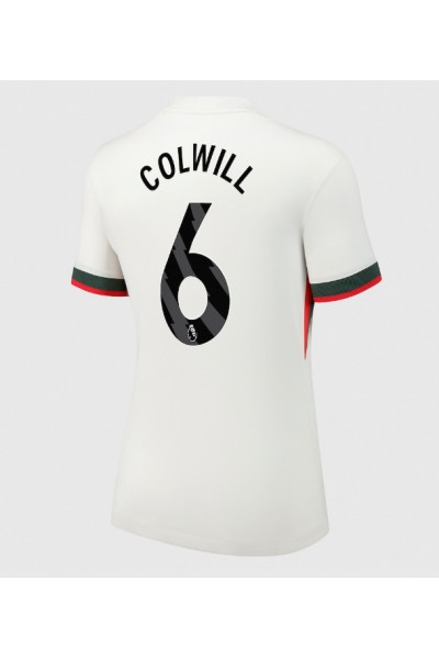 Chelsea Levi Colwill #6 Jalkapallovaatteet Naisten Vieraspaita 2025-26 Lyhythihainen Chelsea Levi Colwill #6 Jalkapallovaatteet Naisten Vieraspaita 2025-26 Lyhythihainen